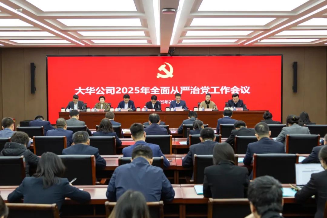 大華公司召開2025年全面從嚴(yán)治黨工作會議